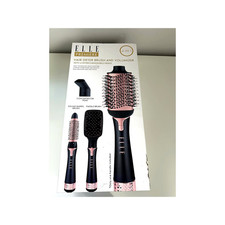ELLE Premiere Hair Dryer Brush Volumizer with Interchangeable Heads Styling To