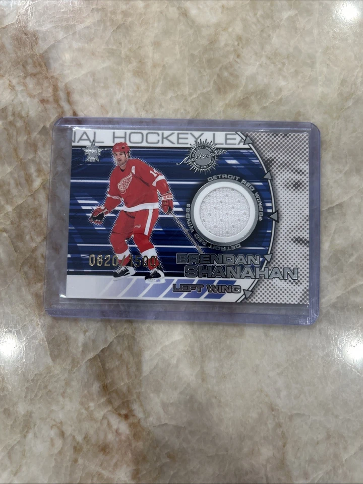 2000-01 Pacific Vanguard Shanahan / Chelios Dual Game Worn Jersey /1500 - Image 2 of 4