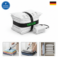 Vakuumbeutel FüR Kleidung, Vakuumbeutel 9 StüCk Mit Elektrischer Pumpe (3X 40X40