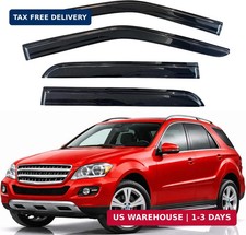 Rain Guards Fit For 2006-2011 Mercedes-benz Ml350 Ml500 Out-channel Window Rain Guards Fit For 2006-2011 Mercedes-benz Ml350 Ml500 Out-channel Window