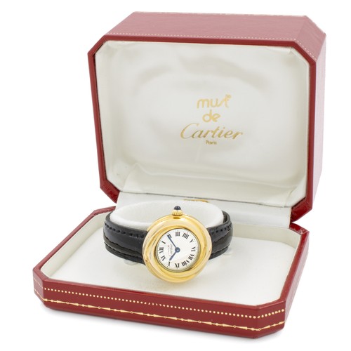 Ladies' Cartier Must de Cartier Trinity 26mm Silver Dial Wristwatch #W313909-1