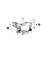 Genuine Mopar Multi Media Radio 7EM91LXHAA