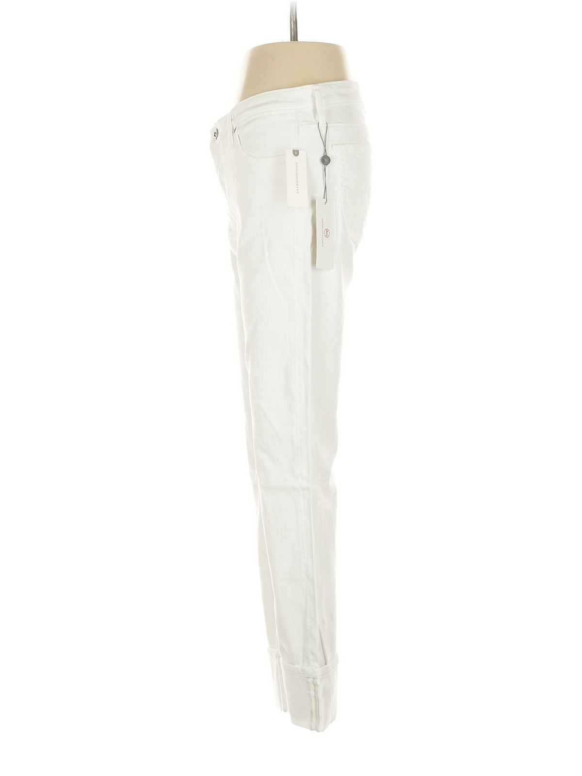 Adriano Goldschmied Women Ivory Jeans 27W thumbnail 4