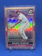 2016 Donruss Optic Maikel Franco Orange 46/199 Philadelphia Phillies #140
