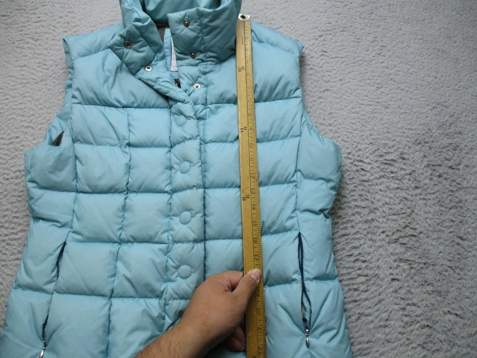 Chaleco Bogner Fire + Ice para mujer 10 bolsillos acolchados con cremallera azul claro Foto 3 de 4