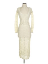 PrettyLittleThing Women Ivory Cocktail Dress 0