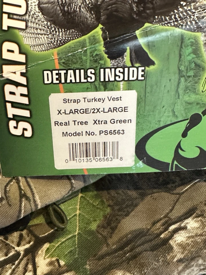 Primos Rocker Strap Turkey Vest Mossy Oak Obsession FlipDown Lounge Seat XL-2XL - Image 4 of 4