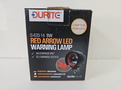 Durite 0-420-14 9W Red Arrow LED Warnleuchte Gabelstapler