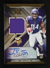 2019 Panini XR Rookie Swatch Auto 164/199 Irv Smith Jr #RSA-32 Auto 0vs5