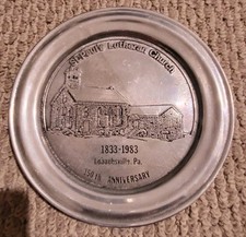 St. Paul's Luthern Church Lobachsville, PA Collector's Plate