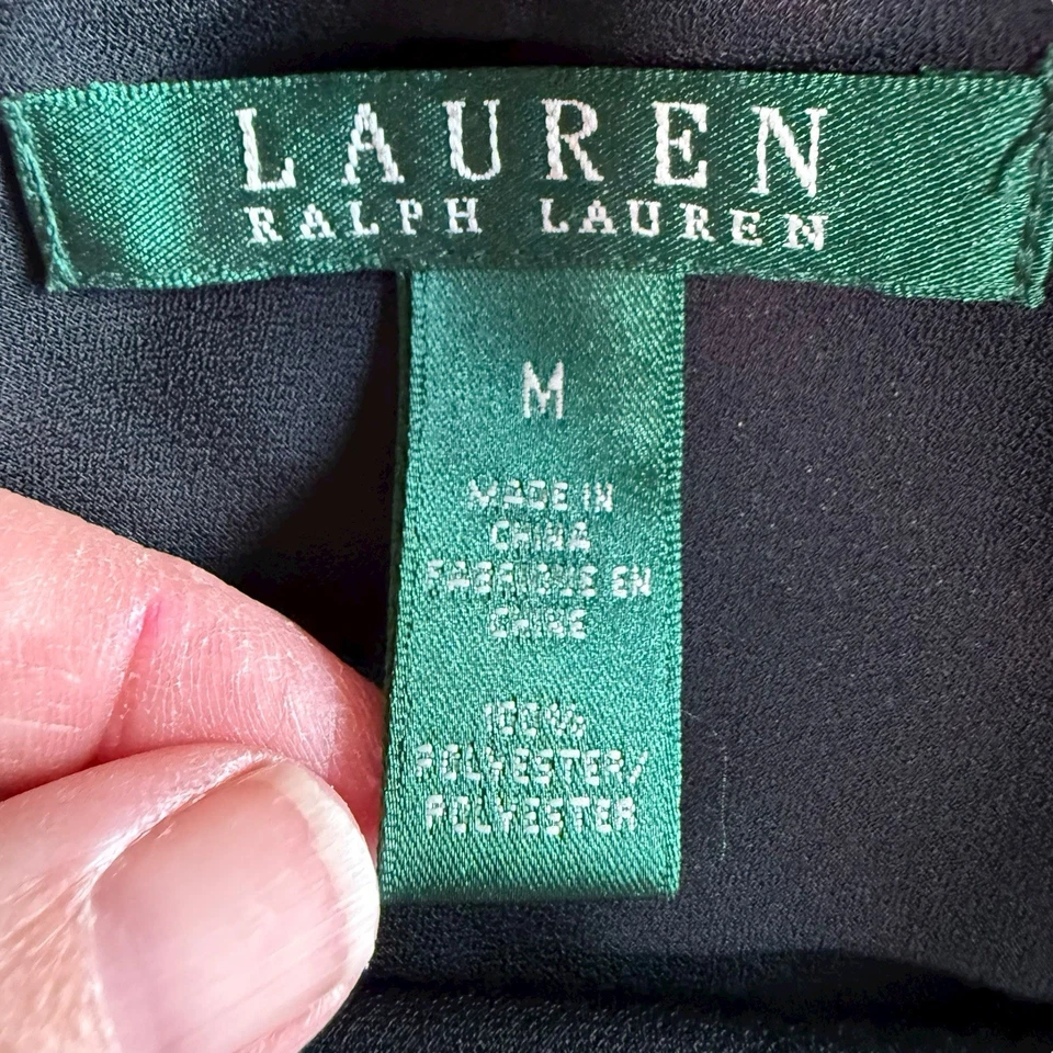 Falda a Cuadros Lauren Ralph Lauren Roja Negra Volantes Mediana Preppy Preparación Vacaciones  Foto 4 de 4