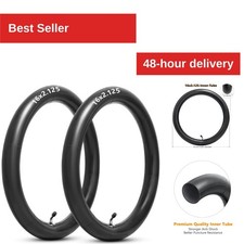 16x2.125 Inner Tube for Electric Kids Bikes, 2 Pack with Valve