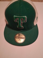 New Era Texas Rangers Hat, Green Vintage