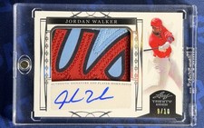 2022 Leaf Trinity Patch Auto /10 Jordan Walker #PA-JW1 Patch Auto RPA RC