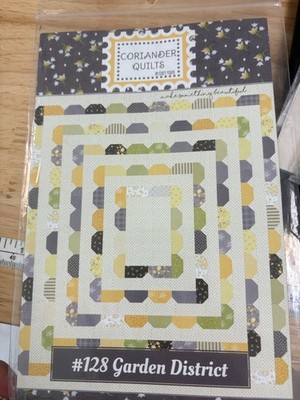 GARDEN DISTRICT Quilt Pattern by Coriander Quilts, 72x78'', piecing