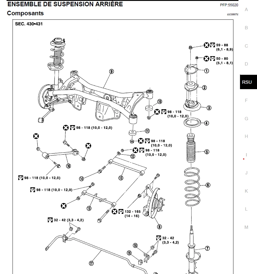 Manuel d'atelier Nissan X-Trail T30 - 2002-2006 en Français Clé USB ou CD PDF - Photo 2/4