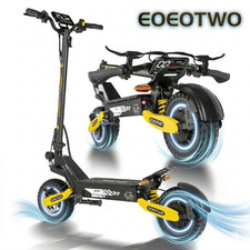 1200W Electric Scooter for Adult 20Mile 28MPH Foldable 11"Off-road Fast Escooter
