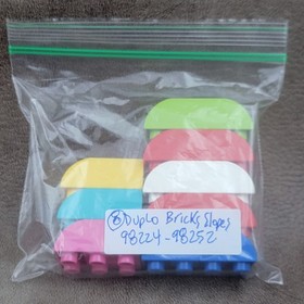 8 DUPLO Lego Bricks Slope Inverted 98224 98252 Toy Kid Preschool Daycare Pretend