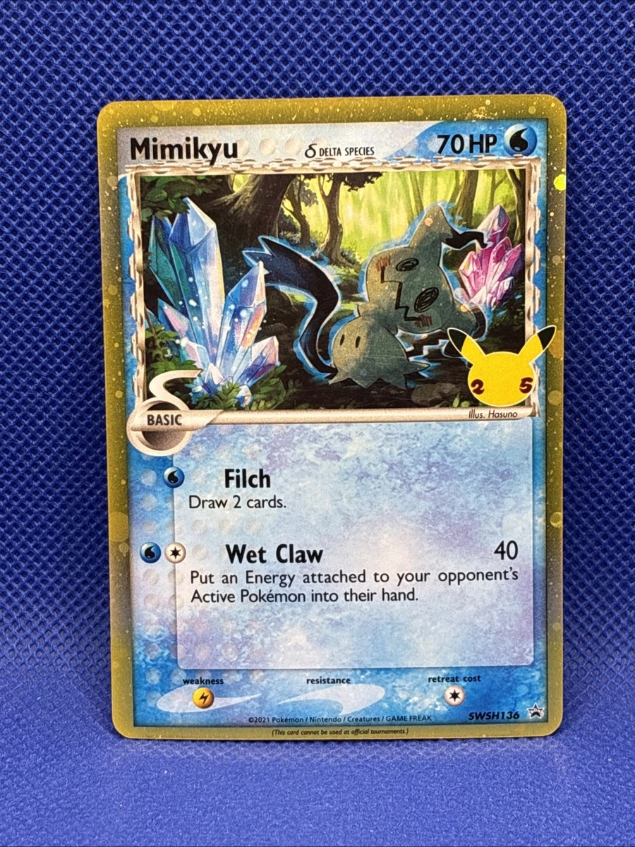 Mimikyu SWSH136 SWSH: Sword & Shield Promo Cards for sale | eBay
