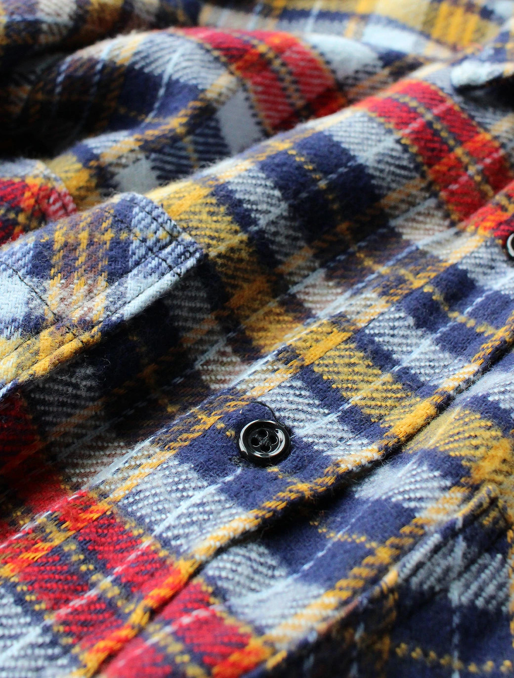 70S Big Mac Heavy Flannel Shirt Men'S American Vintage Casual image 3