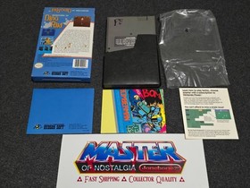 NES ADVENTURES OF DINO RIKI Near Mint Complete CIB Box Game Nintendo Poster Rare