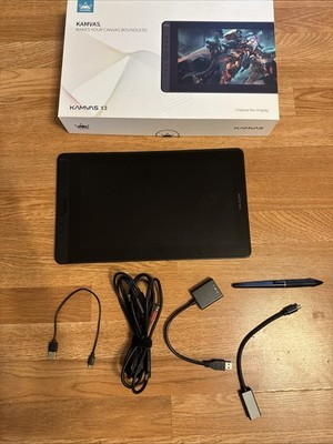 Huion KAMVAS 13 Model GS1331  Drawing Tablet With Stand Display 13.3 Inch