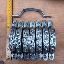   8 Poignées Art Déco aluminium massif Décor Raisin