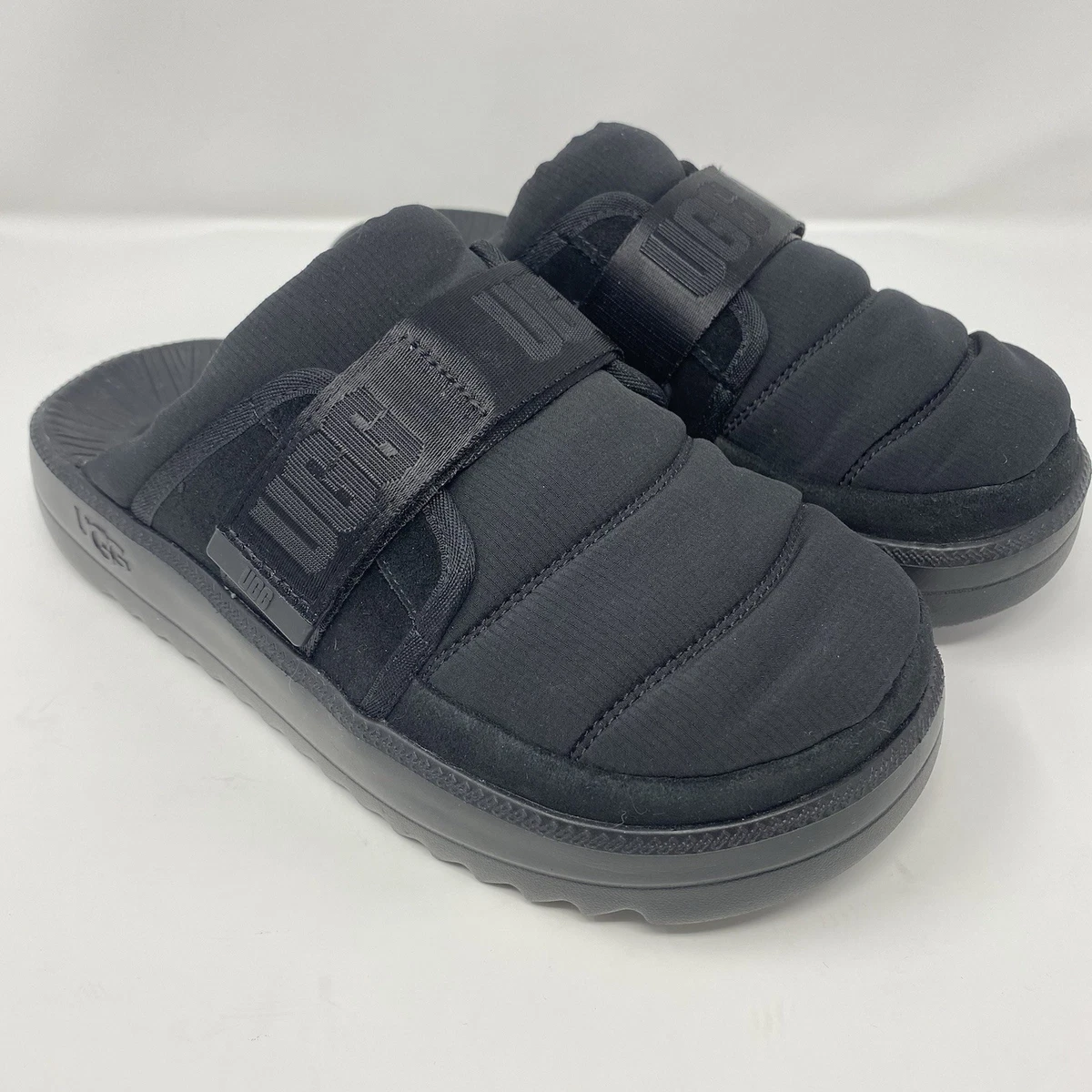 NWOT UGG MEN\'S SLIDE SANDALS WITH ADJUSTABLE STRAPS SIZE 12 UGG Slide Black Sandals for Men for sale | eBay main image 4