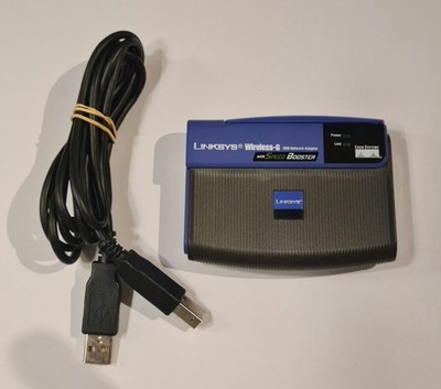 Linksys WUSB54G Wireless-G 54Mbps USB Netzwerkadapter mit Speed Booster