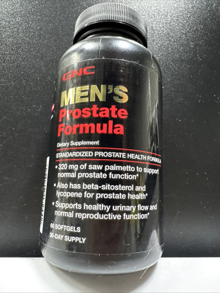 Cápsulas blandas de fórmula de próstata para hombre GNC con 320 mg de saw palmetto 60 cápsulas blandas caducidad 27/02 Foto 3 de 4