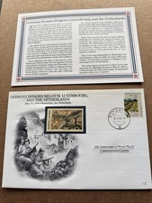Netherlands 1990s WWII Special Cover (175) +Germany Invades Benelux +5-10-1940