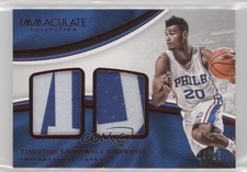 2016-17 Panini Immaculate Dual Materials Red 14/25 Timothe Luwawu-Cabarrot 1u6