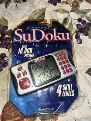 NEW EXCALIBUR ELECTRONICS SUDOKU HANDHELD GAME 4 SKILL LEVELS 16000 PUZZLES