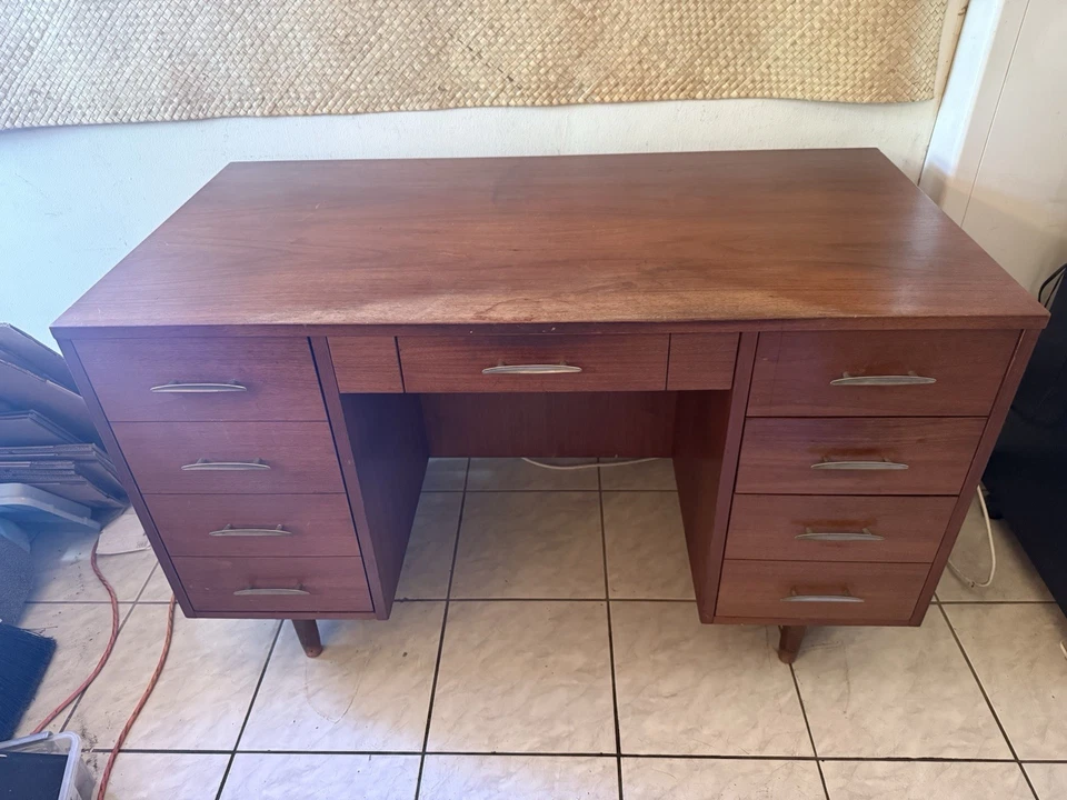 Escritorio moderno Sligh Lowry Mid-Century años 60 ¡GRAN PRECIO! Foto 3 de 3