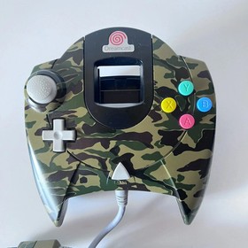DC Controller Camouflage Camo 2 Set HKT-7700 SEGA Dreamcast Tested Japan