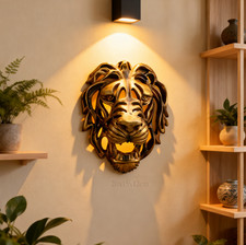 Wall Art Garden Ornaments Home Decor Accessories Artwork Outdoor Lion Sculptures