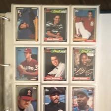 Topps MLB 1994 Draft Pick Trading Card Lot Binder Borchardt Aven Batton Phillies