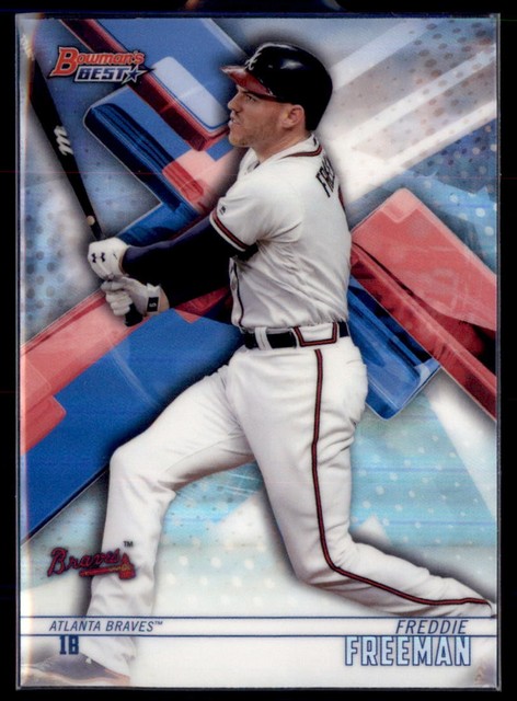 2018 Bowman's Best Refractor Freddie Freeman Atlanta Braves #53