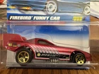 1999 Hot Wheels Firebird Funny Car #998 Red Martin Racing Gold 5 Spoke Vintage