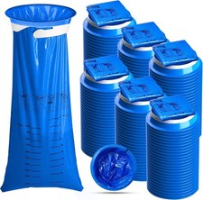 Medical Grade Emesis Bags, 1000ml Portable Leak-Resistant Vomit Bags, 150 Pack