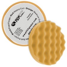 6.5 Orange Waffle Foam Buffing Pad Hook and L...