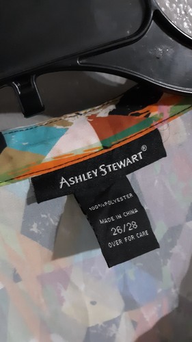 Woman’s Ashley Stewart Long Sleeve Pullover Tunic Top.sz 26/28 - Picture 8 of 8
