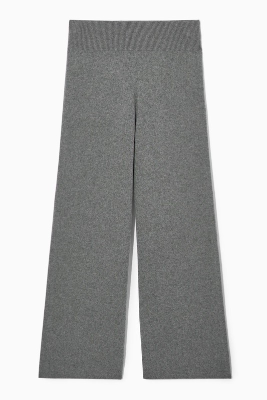 NWT $250 COS 100% cashmere wide leg pants Sz M Medium