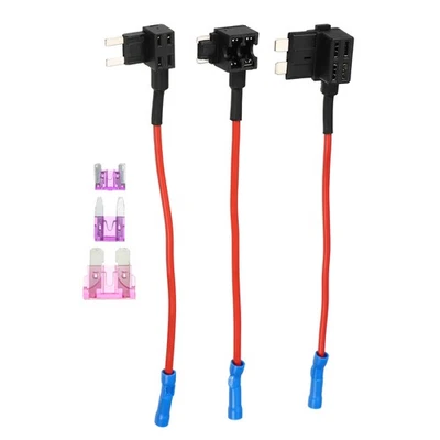 3pcs Voiture Fusible Robinet Trousse 3pcs 3A Standard Faible Mi-ni Fusible - Photo 1/4