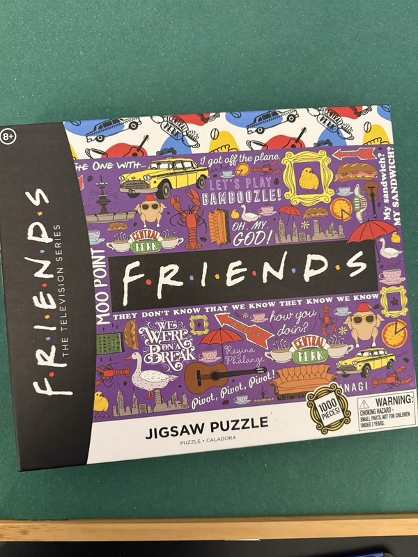 Friends TV Show Jigsaw Puzzle 1000 Piece Best Quotes Paladone