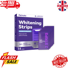 DR DENT Purple Teeth Whitening Strips 7 Treatments Pack of 14 Strips
