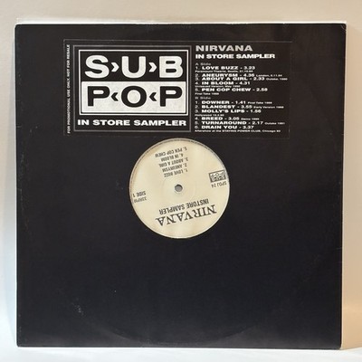Nirvana In Store Sampler (1998 12'' Vinyl SPDJ24 German) RARE Unofficial NM / VG