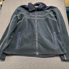 Columbia VERTEX Men's Fleece Jacket Size XXL Blue CORE Interchange Full Zip