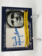 TK Legacy DICK KEMPTHORN AUTO Card MICHIGAN 1947 National Champions WOLVERINES