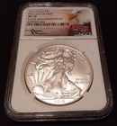 2016 SILVER EAGLE 30TH ANNIVERSARY FIRST DAY OF ISSUE NGC MS70 -MERCANTI SIGNED!